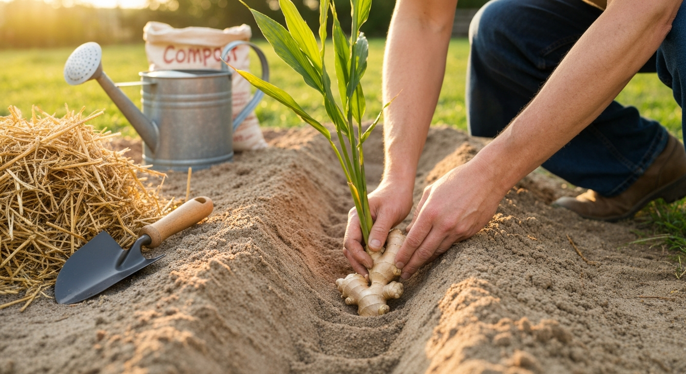 Can You Grow Ginger in Sand: Tips for Success in Sandy Sites